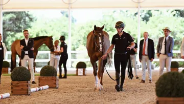 L’an dernier, Charles Berthol a pris part aux Européens Jeunes d’Oliva avec Lauren S.  