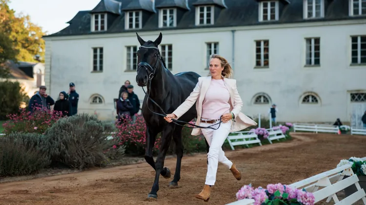 La cavalière a terminé sur la plus haute marche du podium des championnats du monde des chevaux de six ans l’an dernier avec la splendide Tara van het Leliehof.