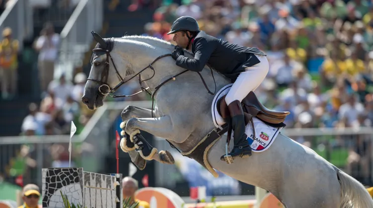 Le plus bel accomplissement sportif de la carrière de Philippe Rozier reste sa médaille d’or par équipes aux Jeux olympiques de Rio, en 2016, où il fut accompagné de Rahotep de Toscane.
