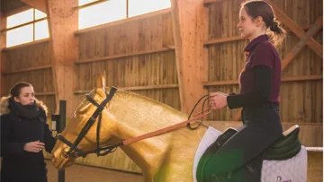 La performance, c'est aussi une question de préparation du cavalier!