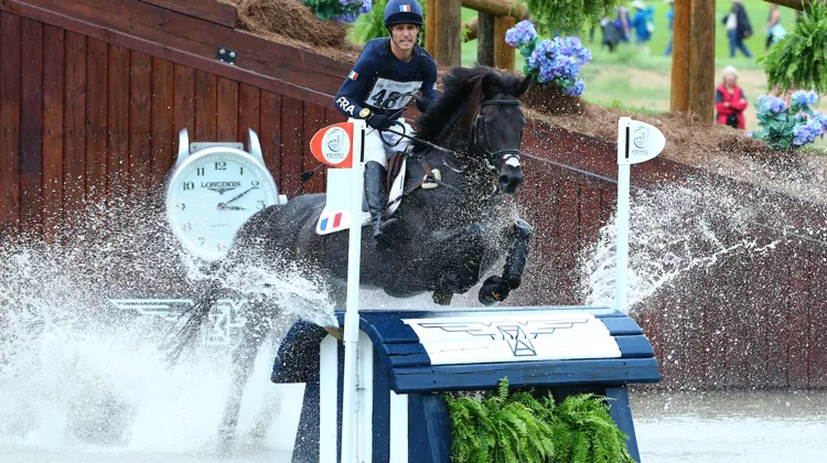 Sidney Dufresne et Trésor Mail lors des Championnats du monde de Tryon, en 2018. 