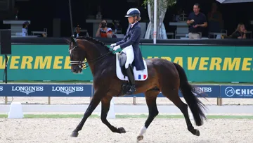 Comme les années précédentes, Morgan Barbançon Mestre et son expérimenté Sir Donnerhall II seront les locomotives de l'équipe de France. 