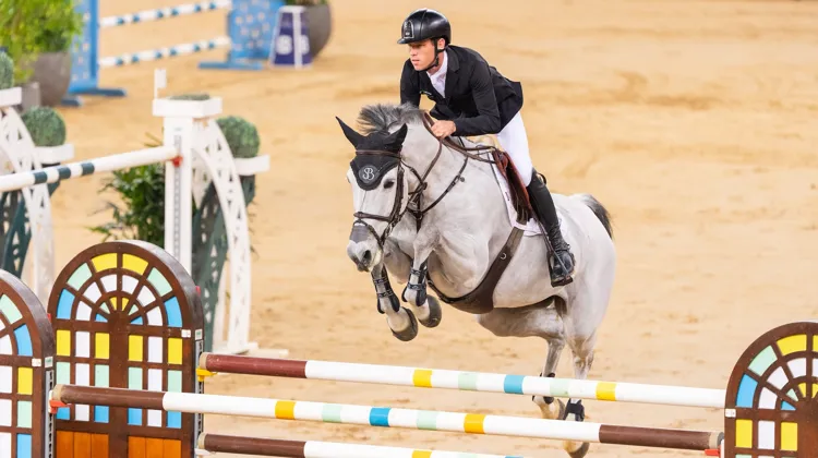Aux rênes d’Hello Mango, Scott Brash a remporté le Grand Prix CSI 5* de Doha le 24 janvier 2026, à l’issue de deux parcours irréprochables.  