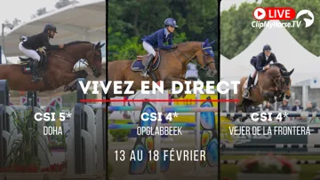 Suivez le CSI 5* de Doha sur ClipMyHorse.tv et le CSI 2* de Royan sur GRANDPRIX.tv