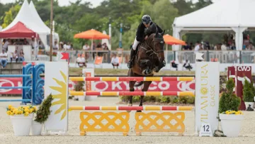 Jean-Luc Mourier et Dionysos d’Aiguilly victorieux aujourd'hui à Fontainebleau Classic 