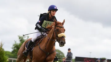 Zazie Gardeau et César de Commarin LA lors des championnats d’Europe d’Hartpury. 