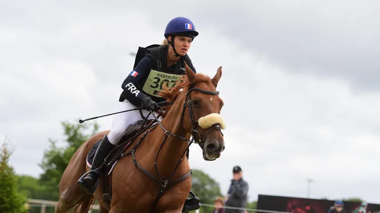 Zazie Gardeau et César de Commarin LA lors des championnats d’Europe d’Hartpury. 