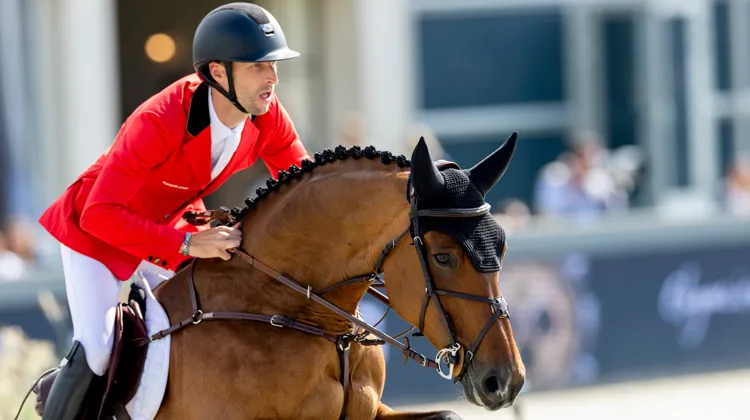 Ici aux Européens de La Corogne, Casual DV est la jument de tête du Belge. 