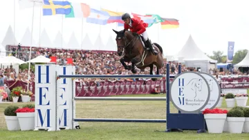 Ici à Chantilly Classic le week-end dernier, Pius Schwizer est de la partie à Megève