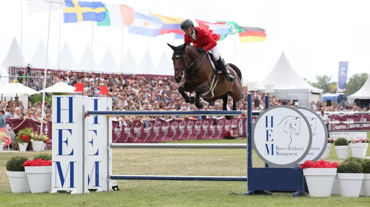 Ici à Chantilly Classic le week-end dernier, Pius Schwizer est de la partie à Megève