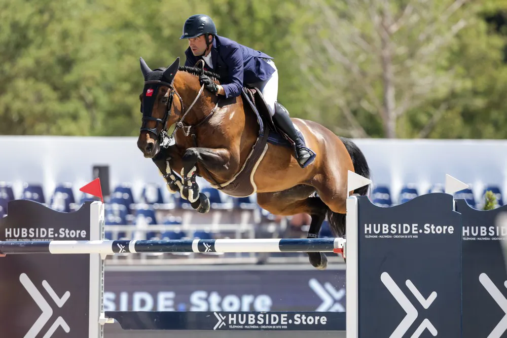 Olivier Perreau et Venizia d'Aiguilly, deuxième aujourd'hui.