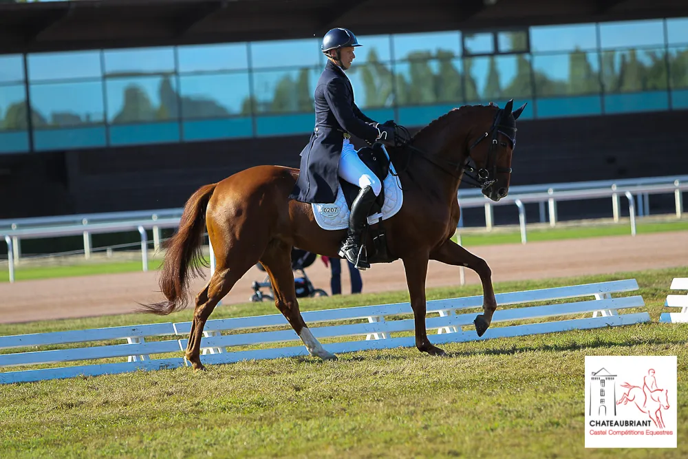 Cedric Bibard fait une belle prestation à Chateaubriant
