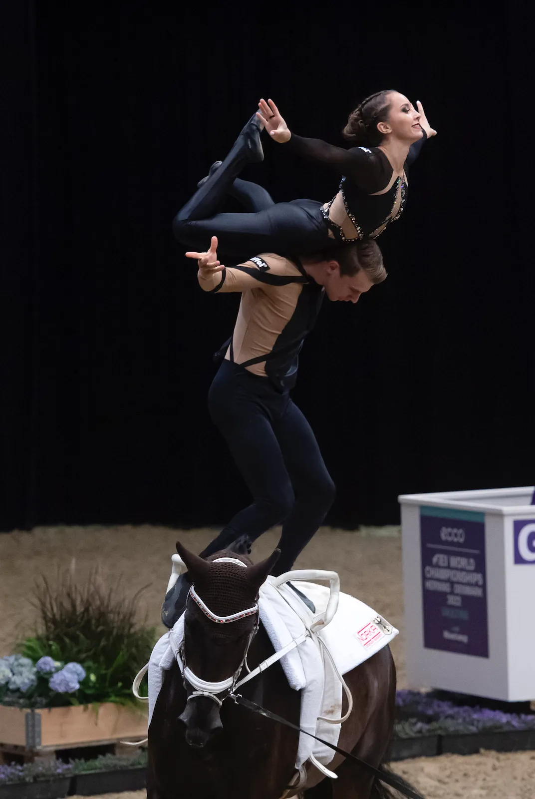 Chiara Congia et Justin van Gerven ont été sacrés champions du monde du pas de deux.