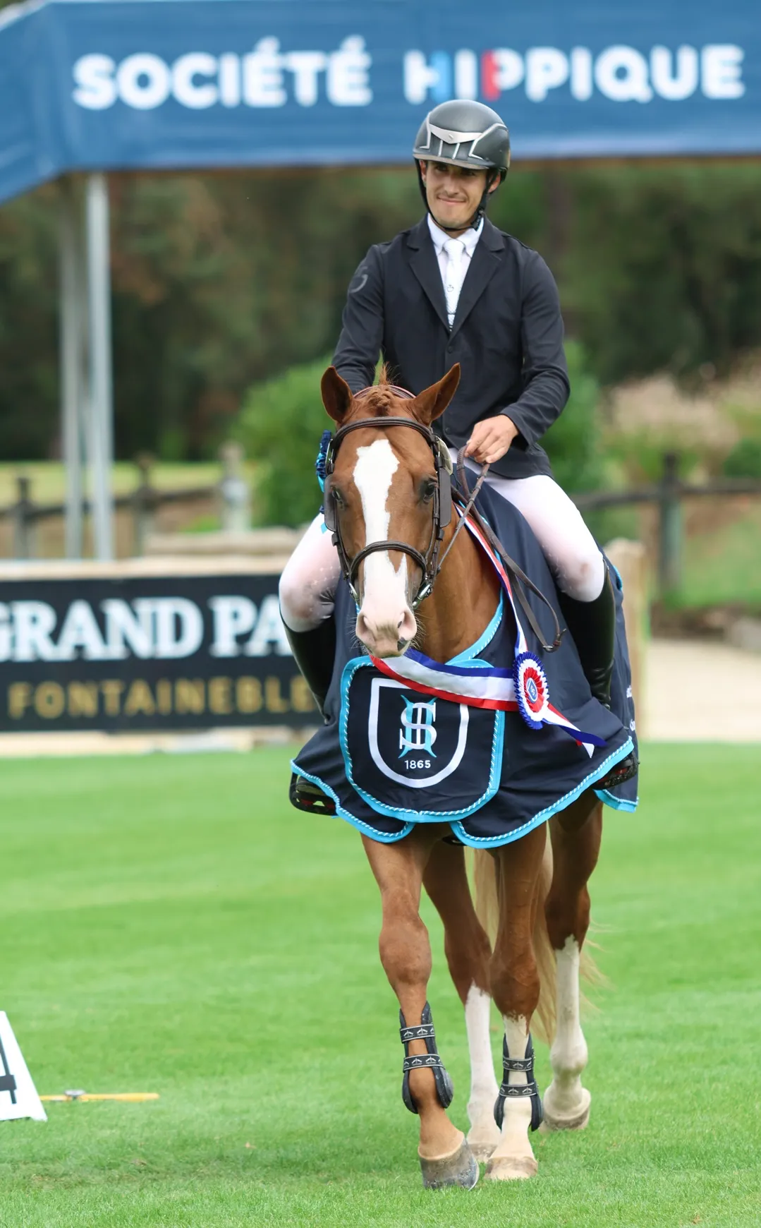 Léo Thomazo a mené Lamborghini Riverland au titre de champion des mâles de quatre ans.