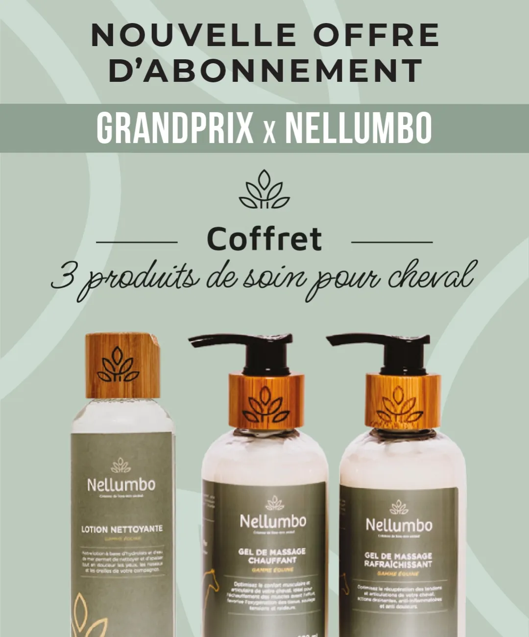 Offrez-vous un coffret avec 3 produits de soin Nellumbo