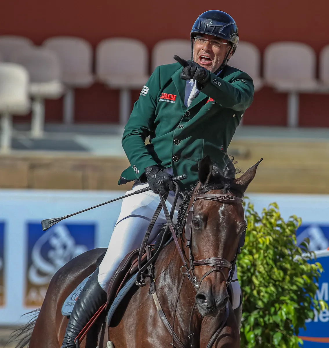 El Ghali Boukaa était fou de joie et particulièrement fier d’A Kyss, jument qu'il monte depuis moins d’un an.