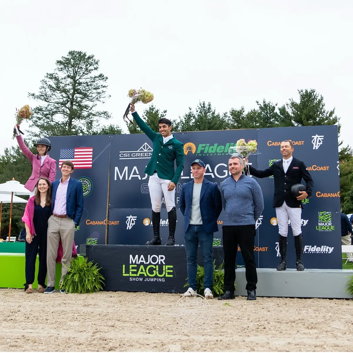 Le podium du Grand Prix 5*.