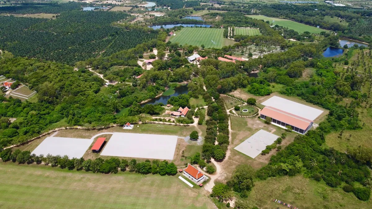 Le site du Thai Polo and Equestrian Club, où se sont tenus les championnats d’Asie en 2019.