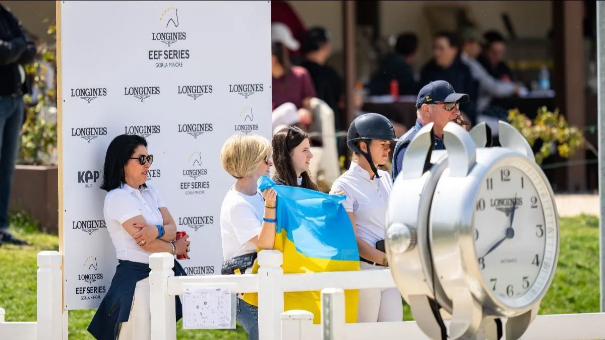 Représenter un pays frappé par la guerre est très lourd de sens pour les cavaliers ukrainiens et leur encadrement.