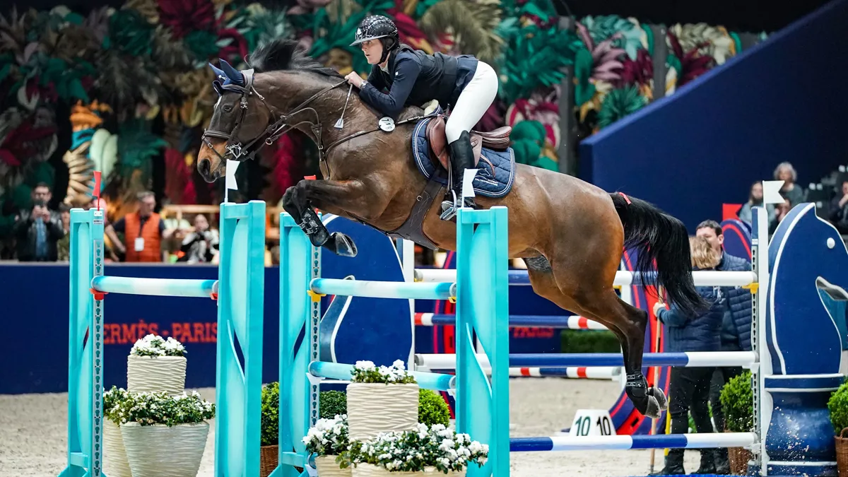 Au printemps dernier à Paris, Géraldine Straumann s’était classée douzième du Grand Prix U25 des Talents Hermès avec Qualoma.