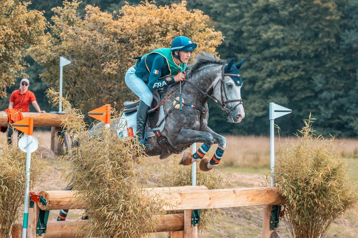 Aux rênes de Gimmick de Blonde, Matis Cogniet a été l'un des deux seuls cavaliers du plateau présent à ne concéder aucune pénalité lors du cross et du concours hippique.
