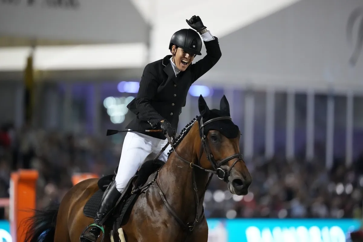 Luciana Lossio a créé la surprise en s'imposant lors du Grand Prix 5* de Wellington.