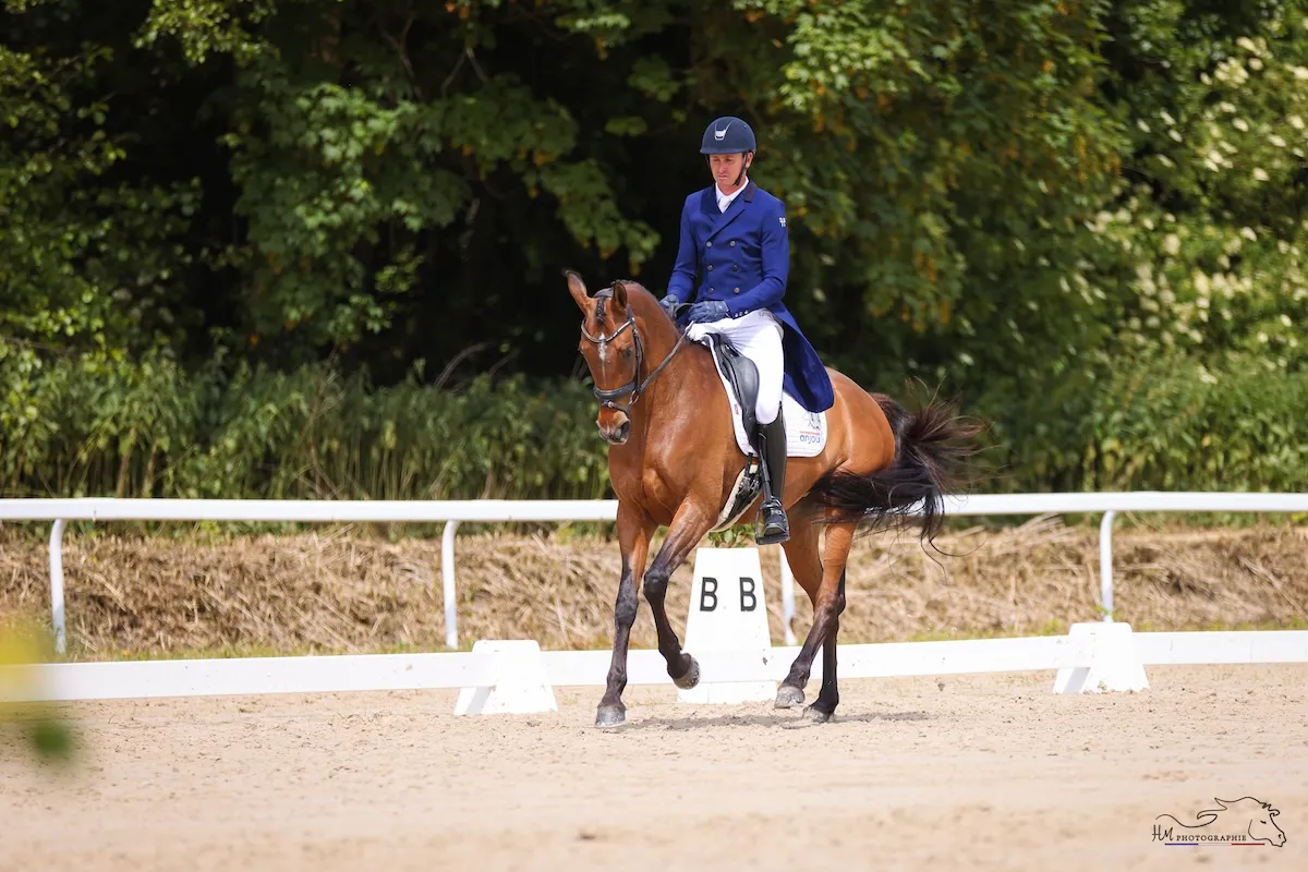 Thomas Carlile pointe à la deuxième place provisoire avec Golden de Béliard