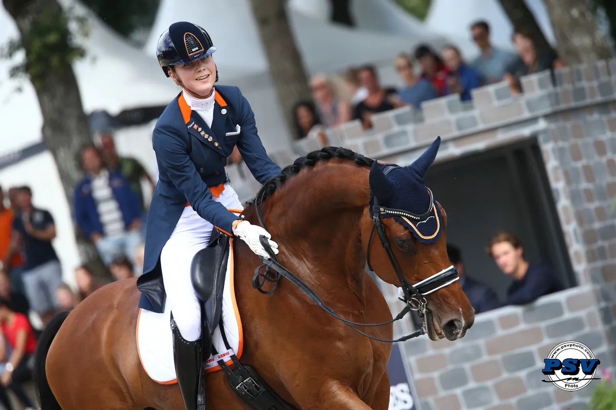 Daphne Van Peperstraten s'est offert une deuxième médaille d'or aujourd'hui à Fontainebleau.