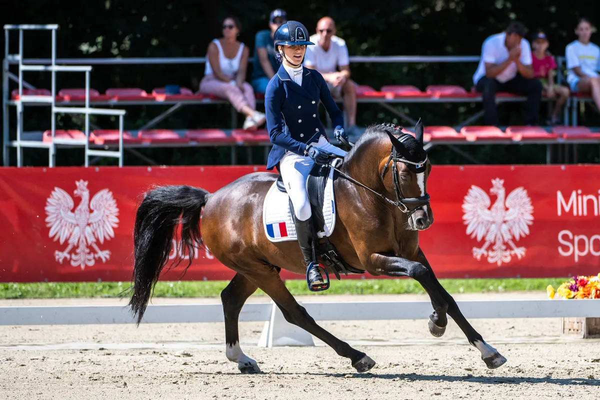 Maé Rinaldi et Boston du Verdon ont pris la tête des opérations dès le test de dressage à Strzegom
