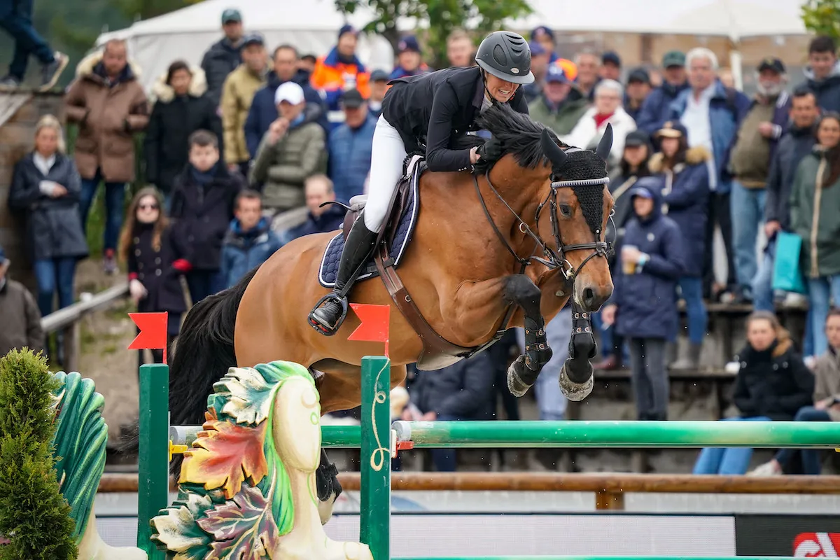 Charlotte Spaas Levallois et Dream de Beaufour ont créé “LA” sensation du jour, terminant quatrièmes.