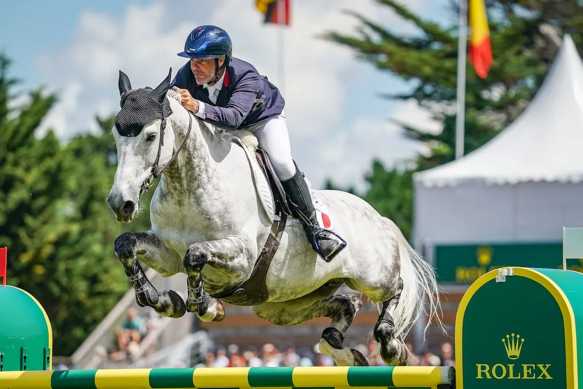 Bibici et Grégory Cottard au CSIO 5* de La Baule.