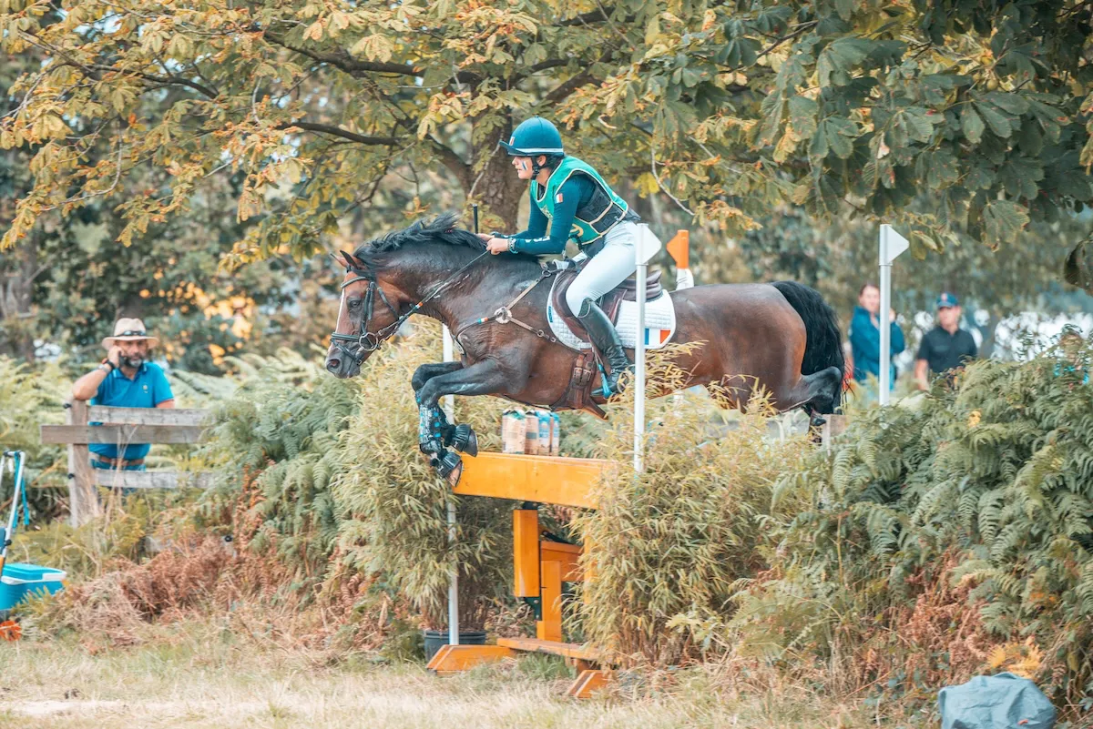 Leader après le dressage, Ella Rinaldi a finalement terminé deuxième avec son phénomène Boston du Verdon.