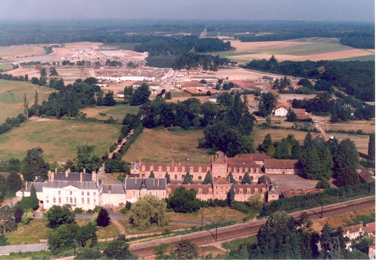 Autre vue aérienne du site en 1995.