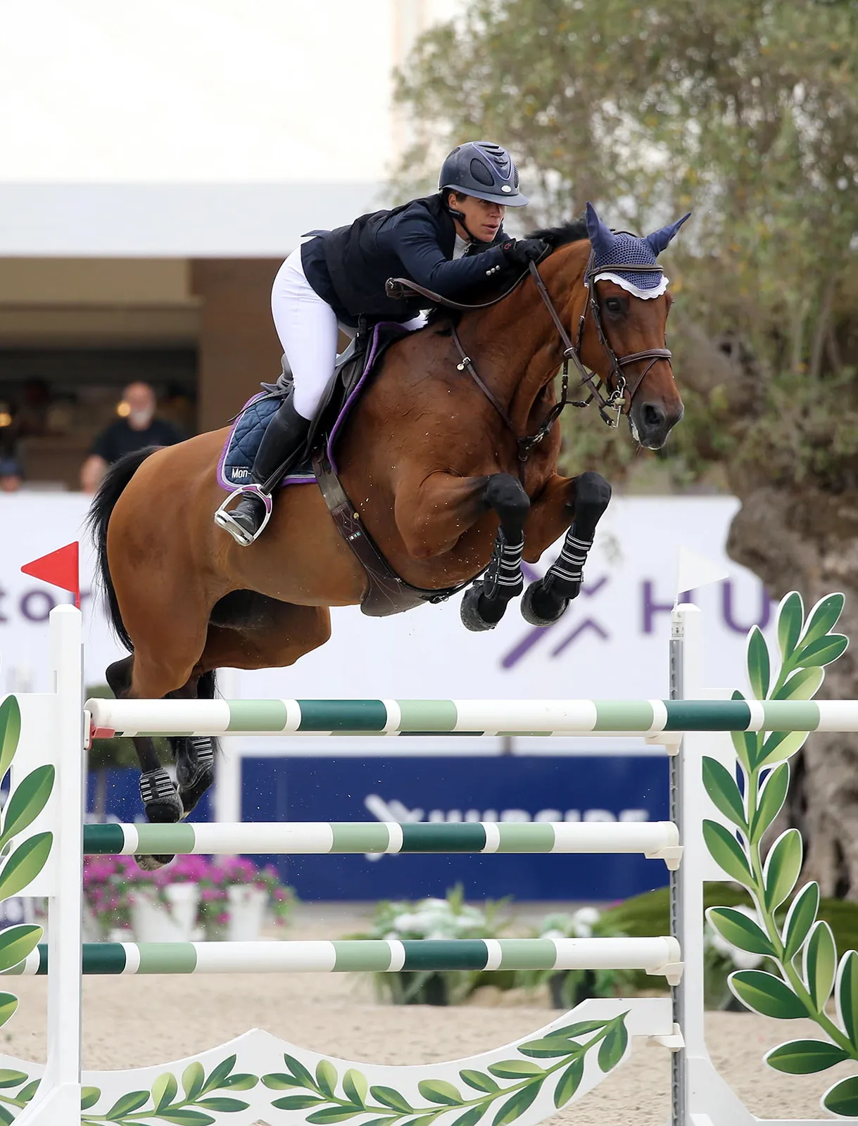 Marie Hécart et Vahinée à l’Hubside Jumping de Grimaud.