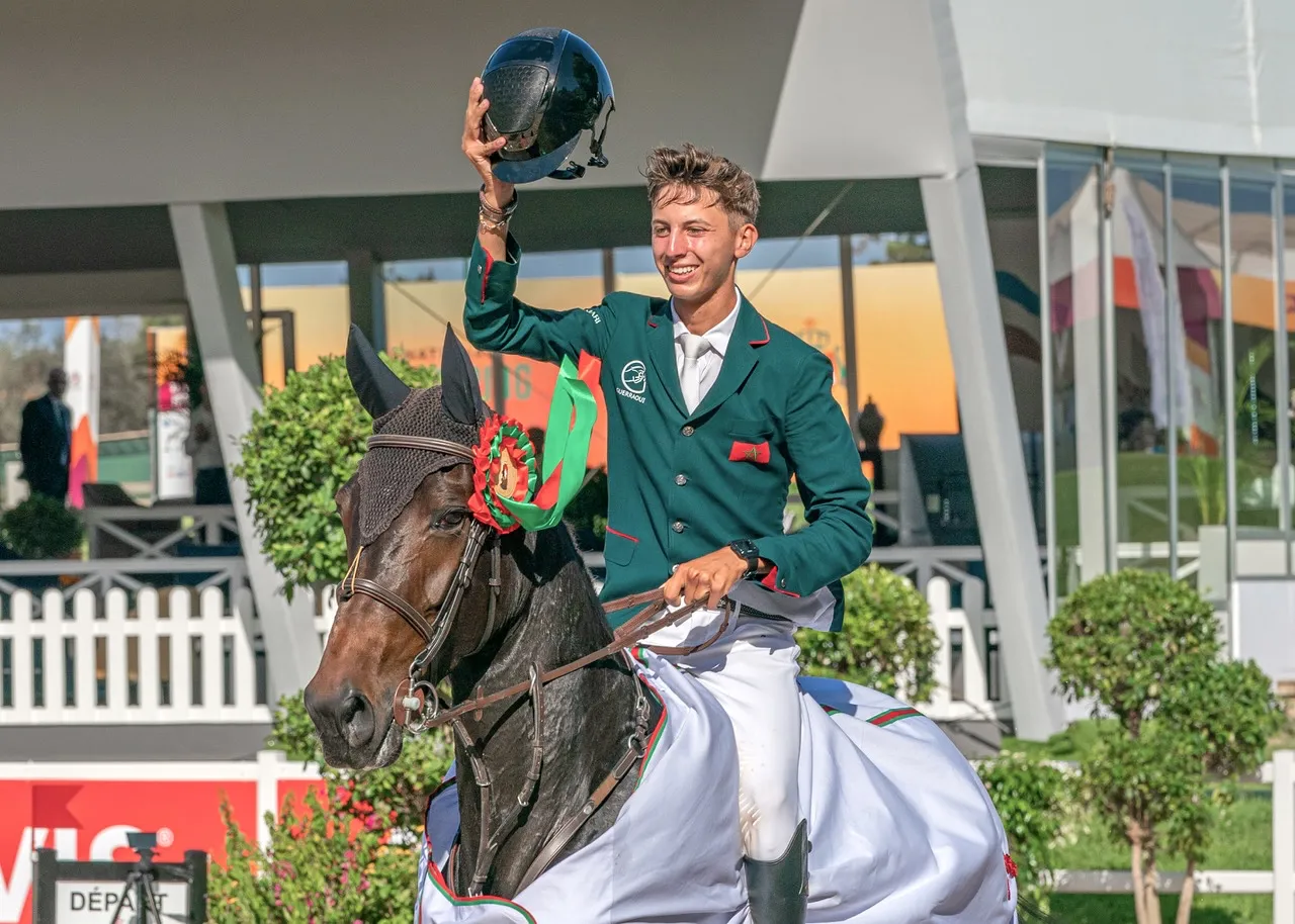 Le jeune Marocain Jad Guerraoui, âgé de dix-sept ans, a brillamment remporté le Grand Prix du CSI 1*.