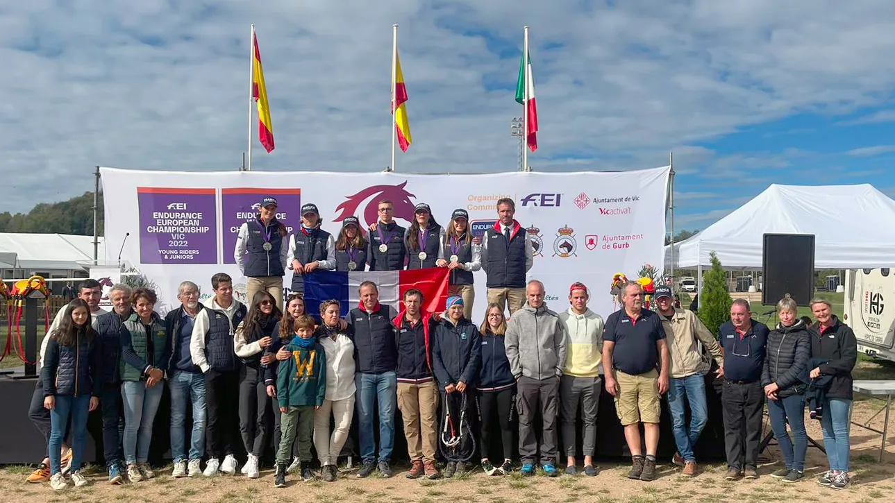 L’équipe de France au complet. 