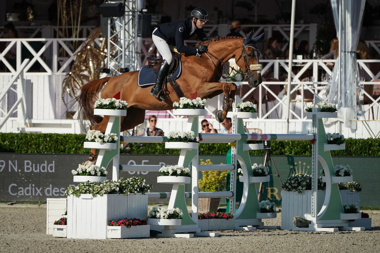 Cadix des Rosiers a permis à Nathan Budd de courir ses premiers CSI 5*.