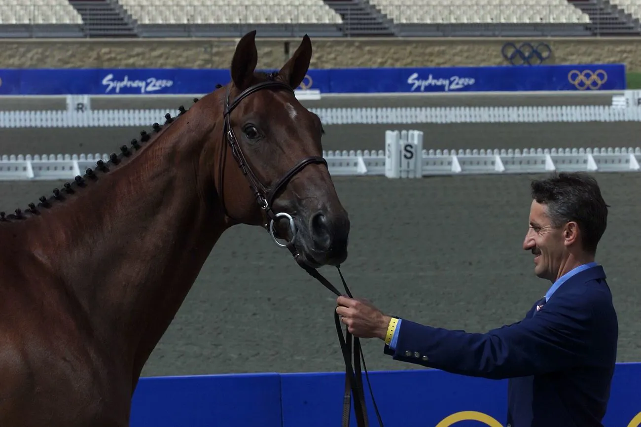 Crocus Jacob et Jean-Luc Force aux JO de Sydney en 2000.