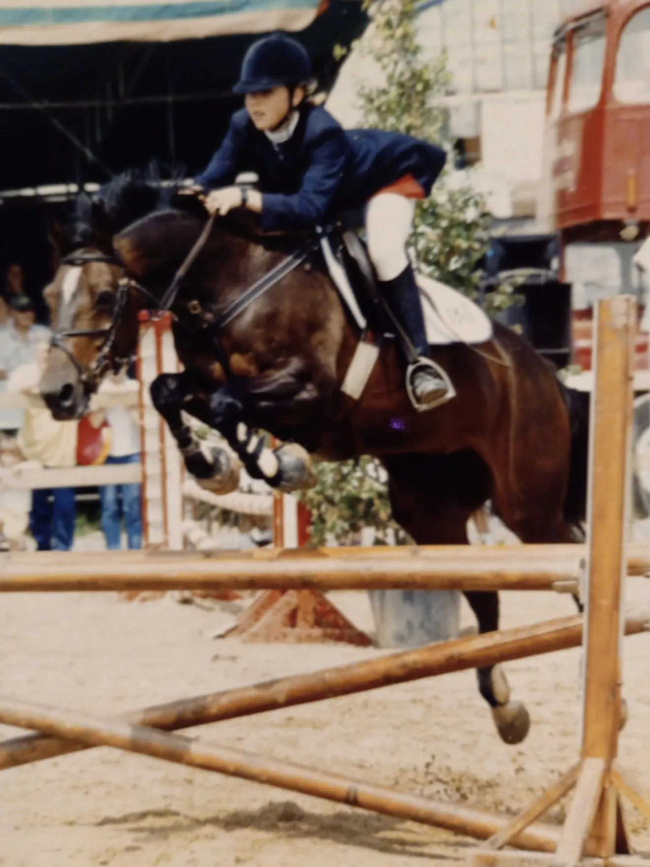 Ici, Miss-Mary avec la cavalière qui a succédé à Gregory Wathelet. 
