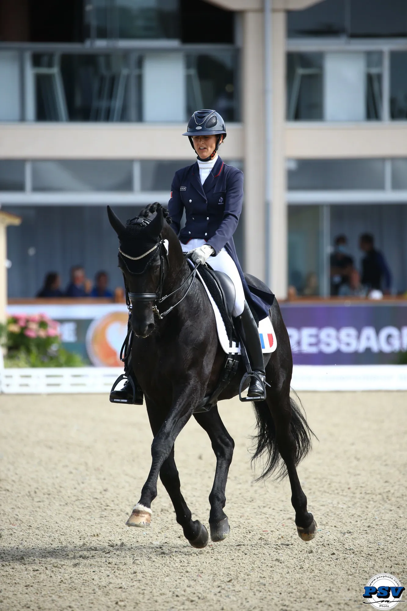Maxime Collard et Cupido PB ont connu une grosse incompréhension en début de reprise aujourd'hui.