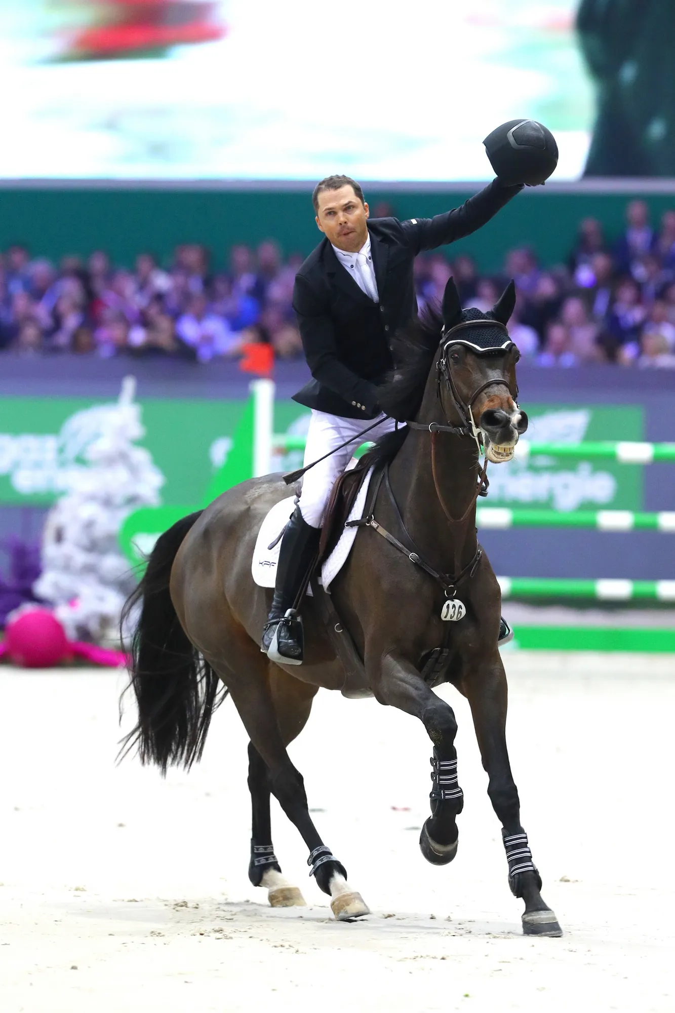 Kent Farrington et Austria 2 sur la piste de Palexpo en 2019.