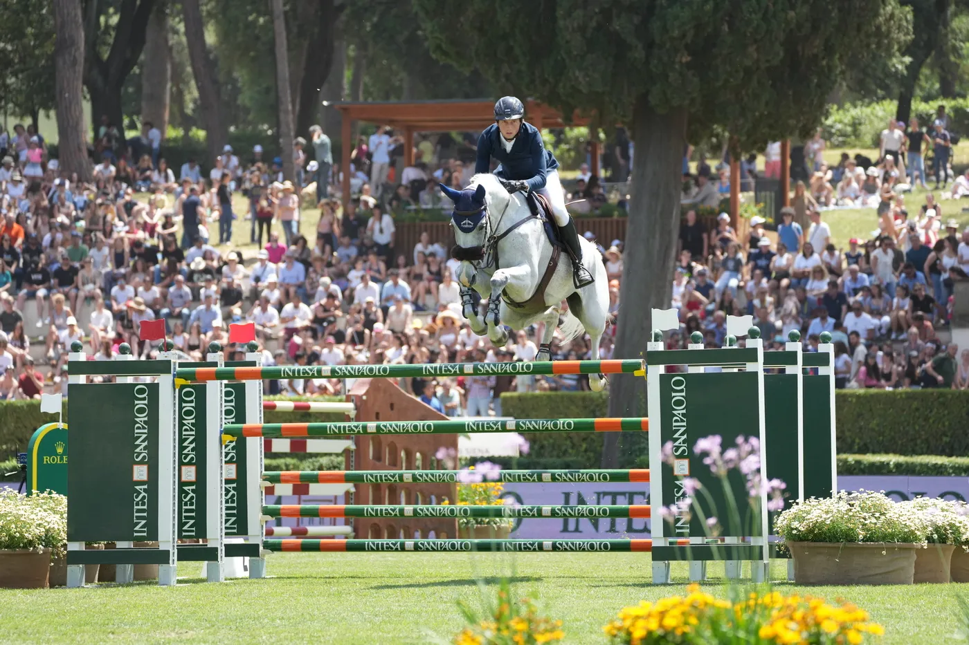 Souverain sur le reste du parcours, Loene Jei a été piégé sur le dernier obstacle du tracé d'Uliano Vezzani.
