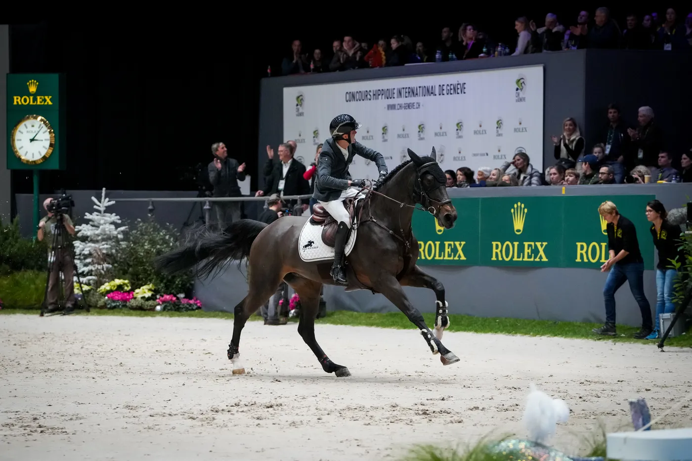 Gilles Thomas et Calleryama se sont offert une très belle quatrième place dans le Grand Prix du CSI 5* de Genève.