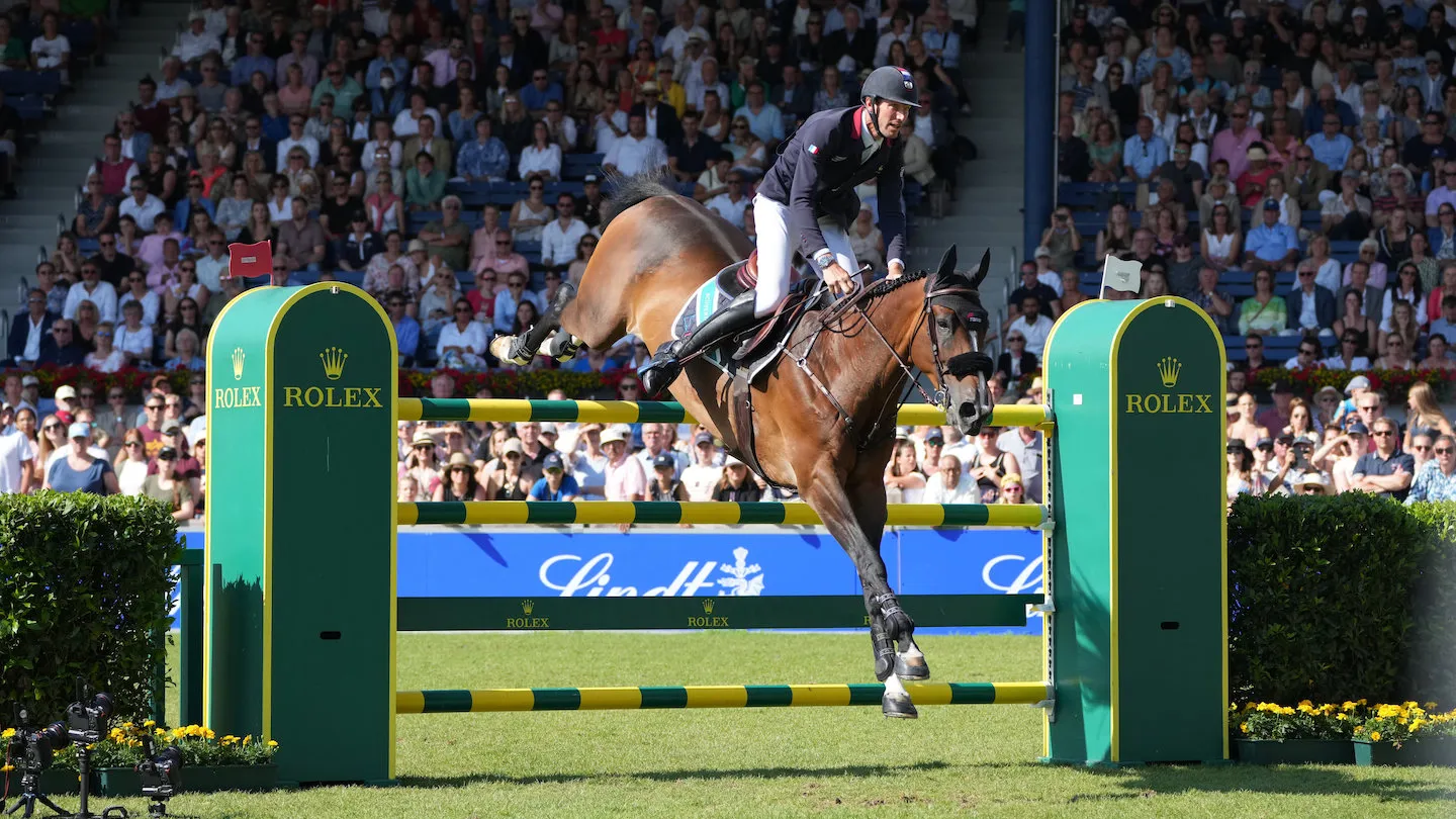 Kevin Staut et Visconti du Telman, septièmes du Grand Prix. 