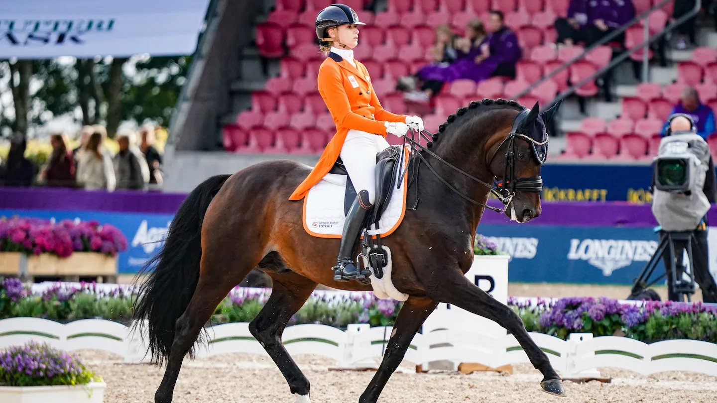 Dinja van Liere et Hermes ont obtenu la meilleure note de cette première partie de compétition. 