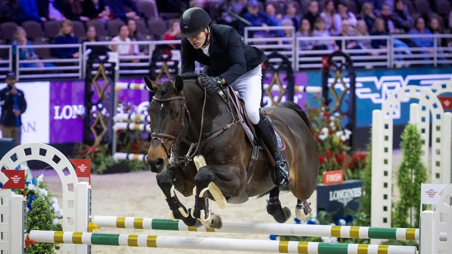 Andreas Schou et Darc de Lux, en tête ex-æquo de la compétition. 