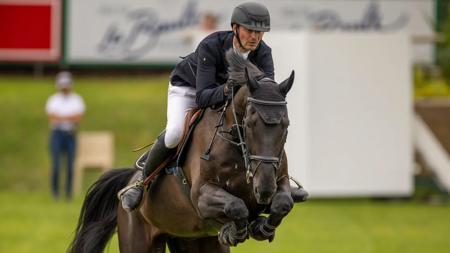 Nicolas Delmotte et son fidèle Ilex VP ont dû s’avouer vaincus cette fois. 