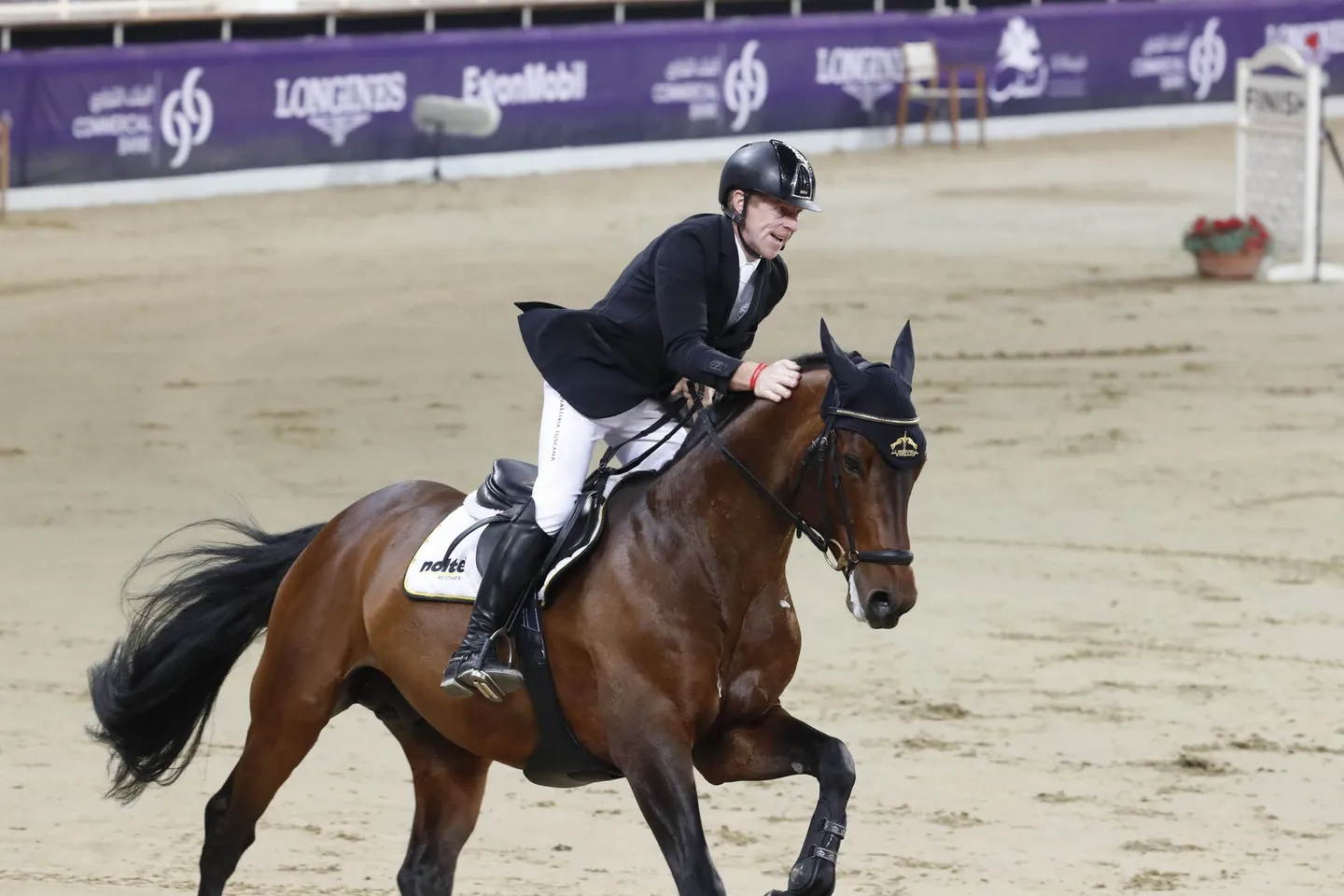 La joie de Marcus Ehning avec Stargold.