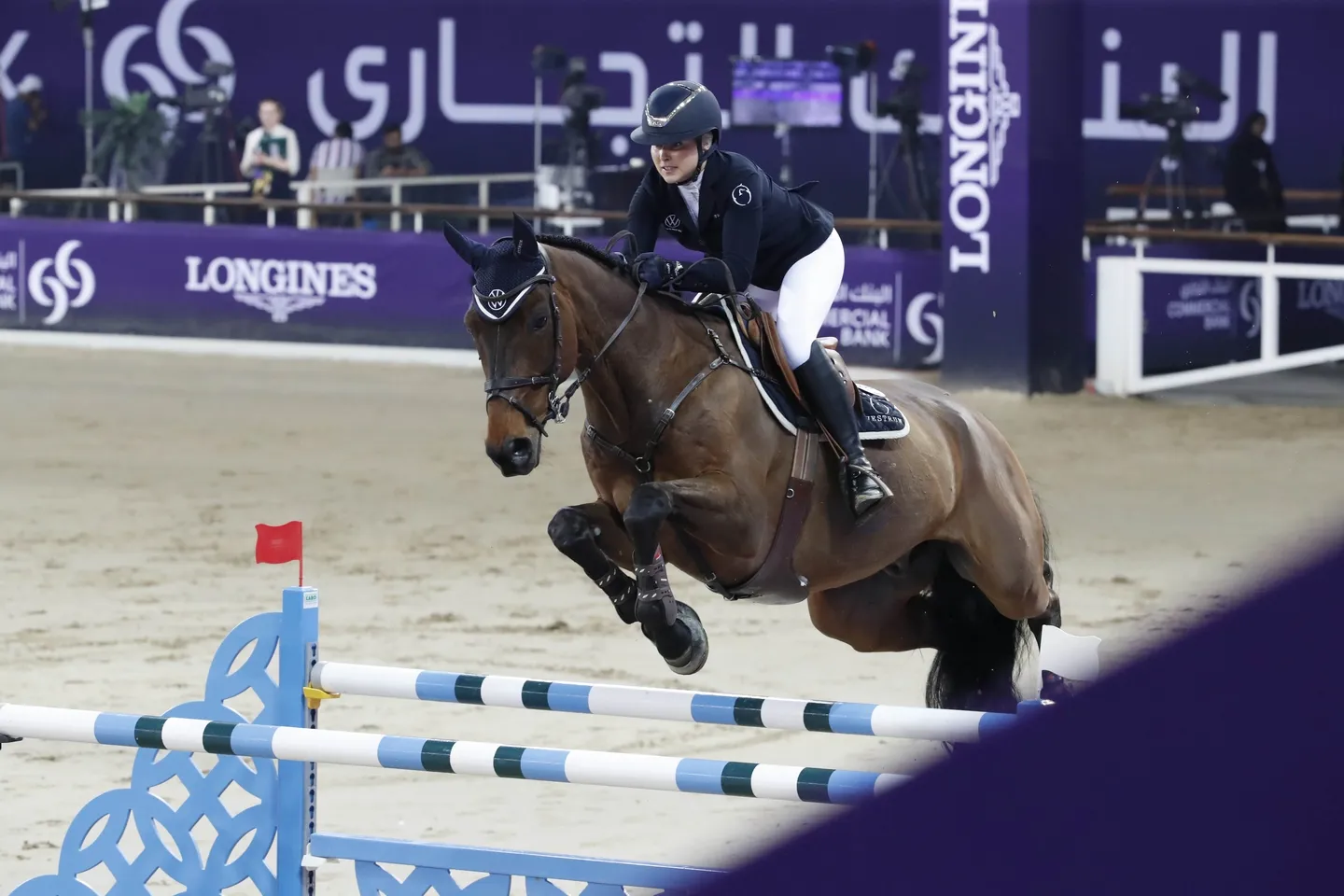 Très en forme en ce moment, Winnetou de la Hammente a offert une deuxième place à Evelina Tovek.