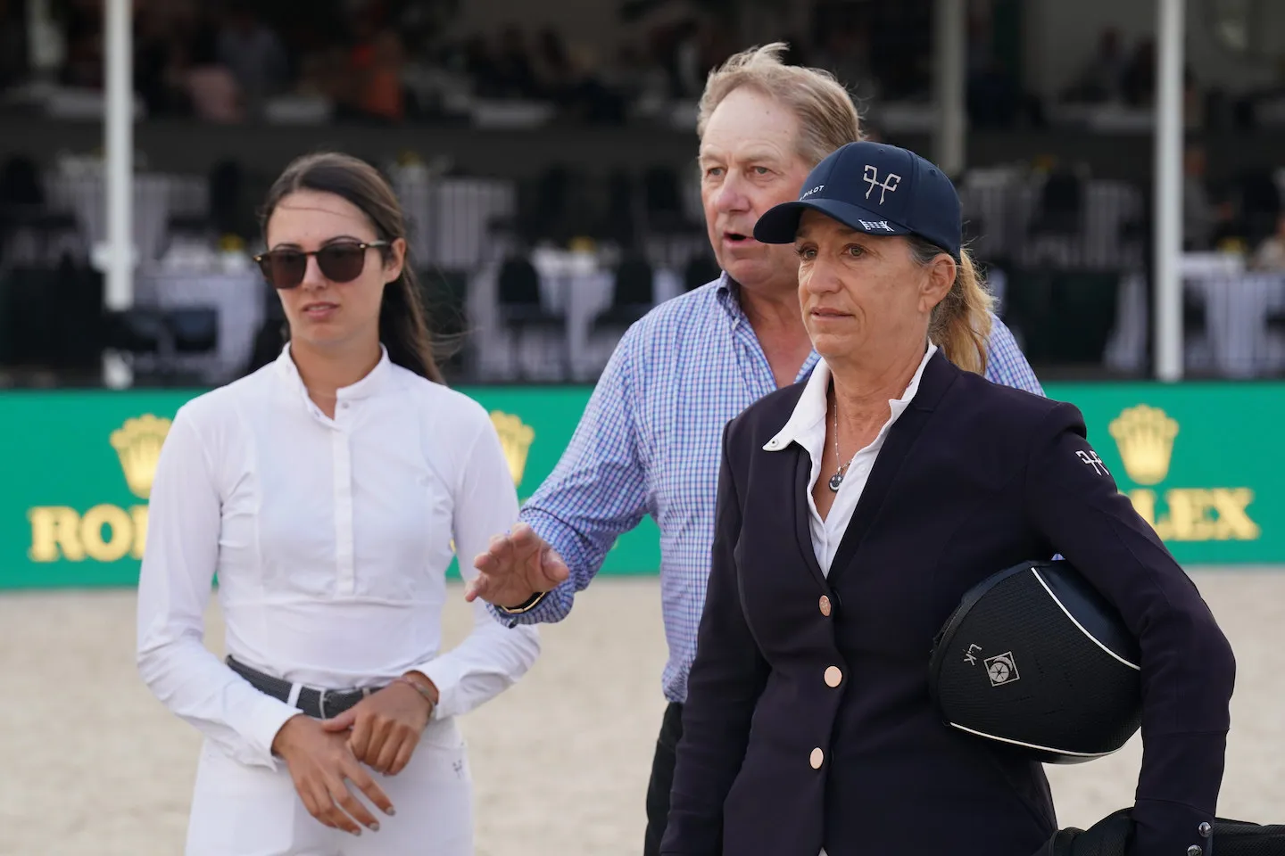 Depuis le début de l’année, Nina s’entraîne aux côtés de l’Américaine Laura Kraut et du Britannique Nick Skelton.